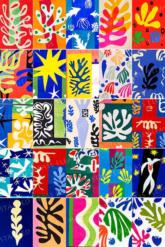 Decalcomanie Di Matisse Ceramica Decalcomanie Adesivi Etsy