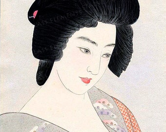 Japan ceramic decals, Japanese ceramic decals, decals sheet, Japan, geisha ceramic decals, ceramic decal sheet, Geisha decals, Japan, geisha