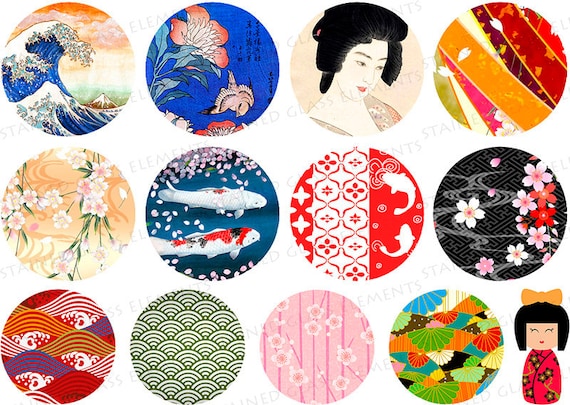 Japan Ceramic Decals Japanese Ceramic Decals Decals Sheet | Etsy