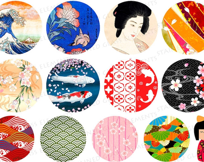 Japan ceramic decals, Japanese ceramic decals, decals sheet, Japan, ceramic decals for pedants, ceramic decal sheet, Geisha decals, Japan