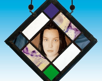 Arwen, Arwen suncatcher, Arwen stained glass, suncatcher, Tolkien, Lord of the Rings stained glass, LOTR, X-mas, gift, Arwen, Liv Tyler, art