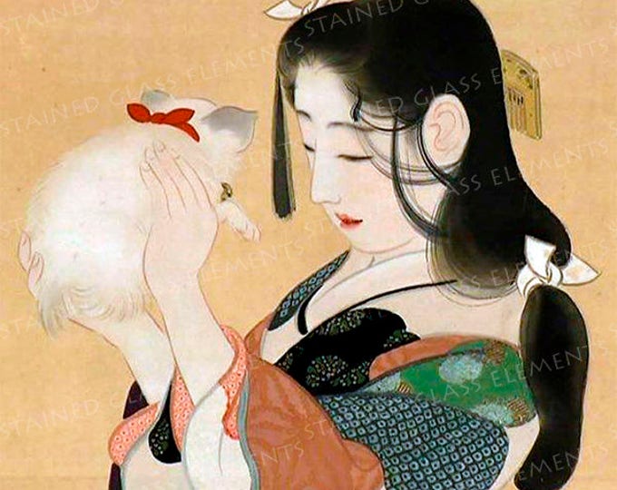 Japan ceramic decals, Japanese ceramic decals, decals sheet, Japan, geisha ceramic decals, ceramic decal sheet, Geisha decals, Japan, geisha