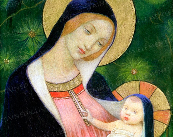 Mary and Child ceramic decal, Saint Mary, religious decals, spiritual decals, waterslide transfer, 陶瓷贴花, セラミックデカール, Керамическая деколь