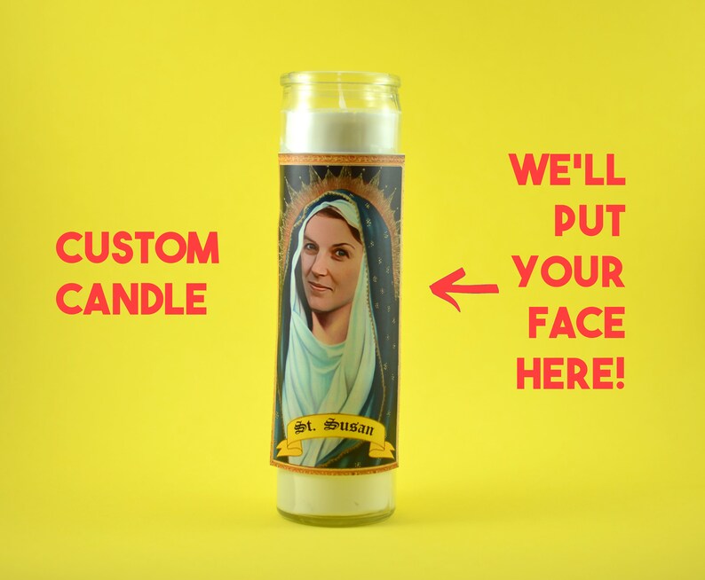 THE SISTER Custom Prayer Candle Saint Candle for Her Etsy