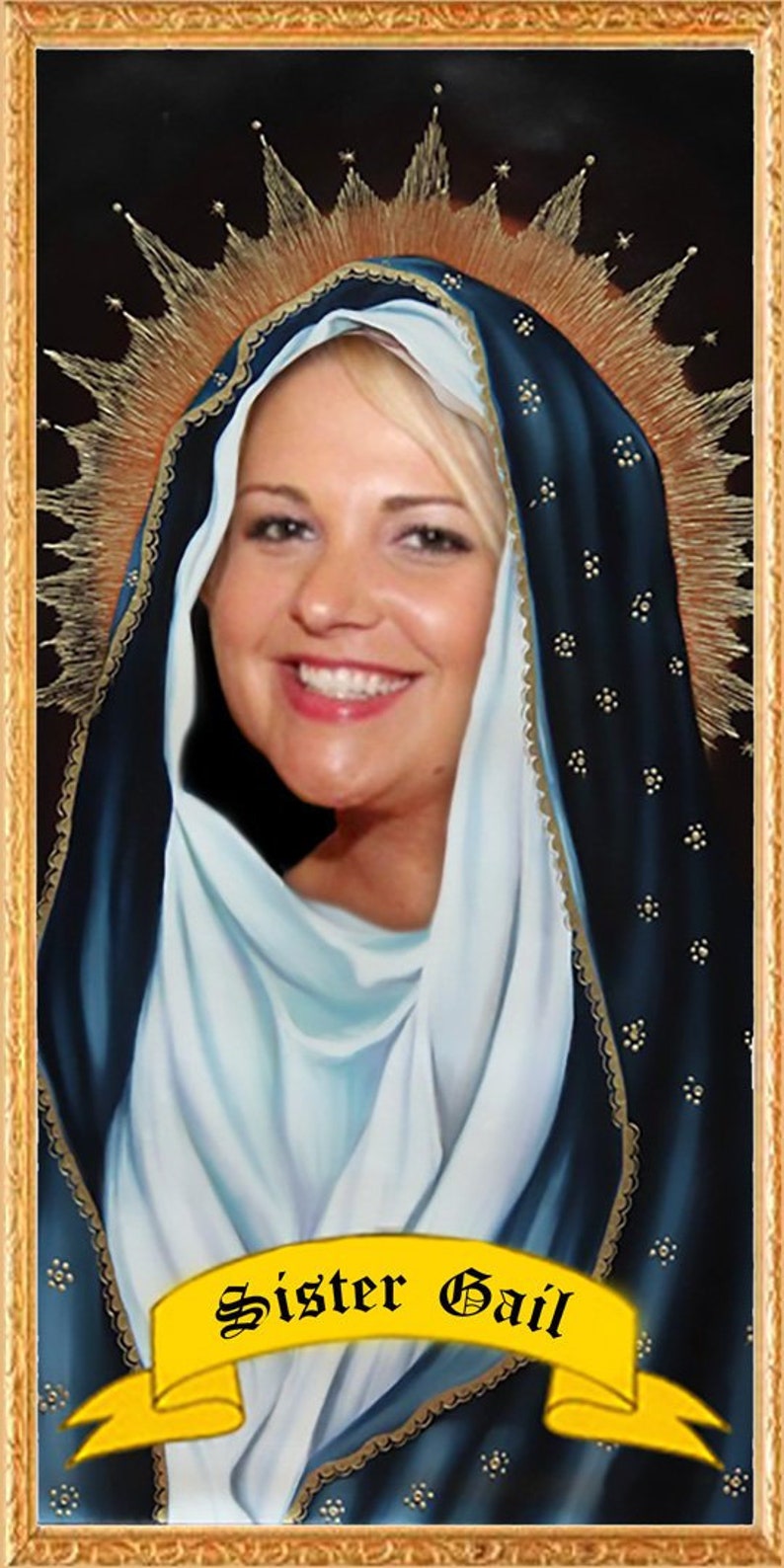 THE SISTER Custom Prayer Candle Saint Candle for Her Etsy