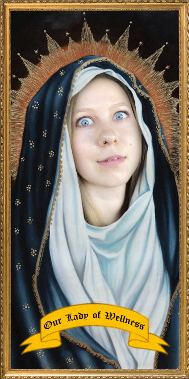 THE SISTER Custom Prayer Candle Saint Candle for Her Etsy