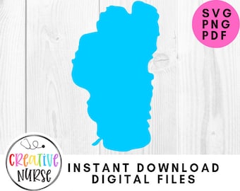 Instant Download Cut File SVG / Lake Tahoe SVG /  svg pdf png cutting files for silhouette or cricut