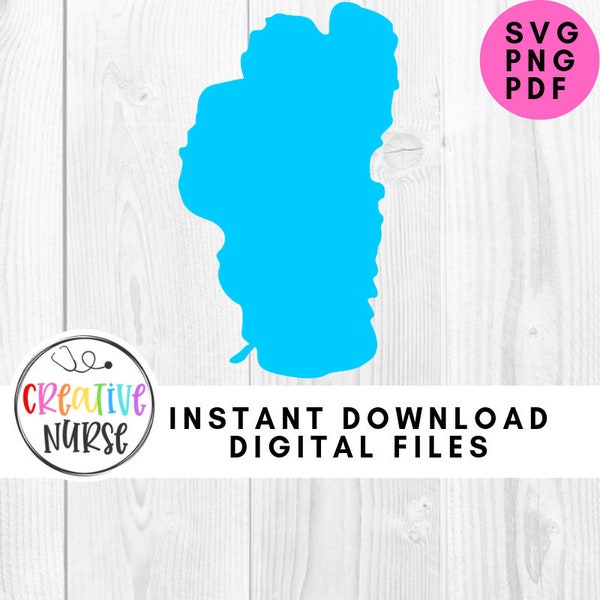 Instant Download Cut File SVG / Lake Tahoe SVG /  svg pdf png cutting files for silhouette or cricut