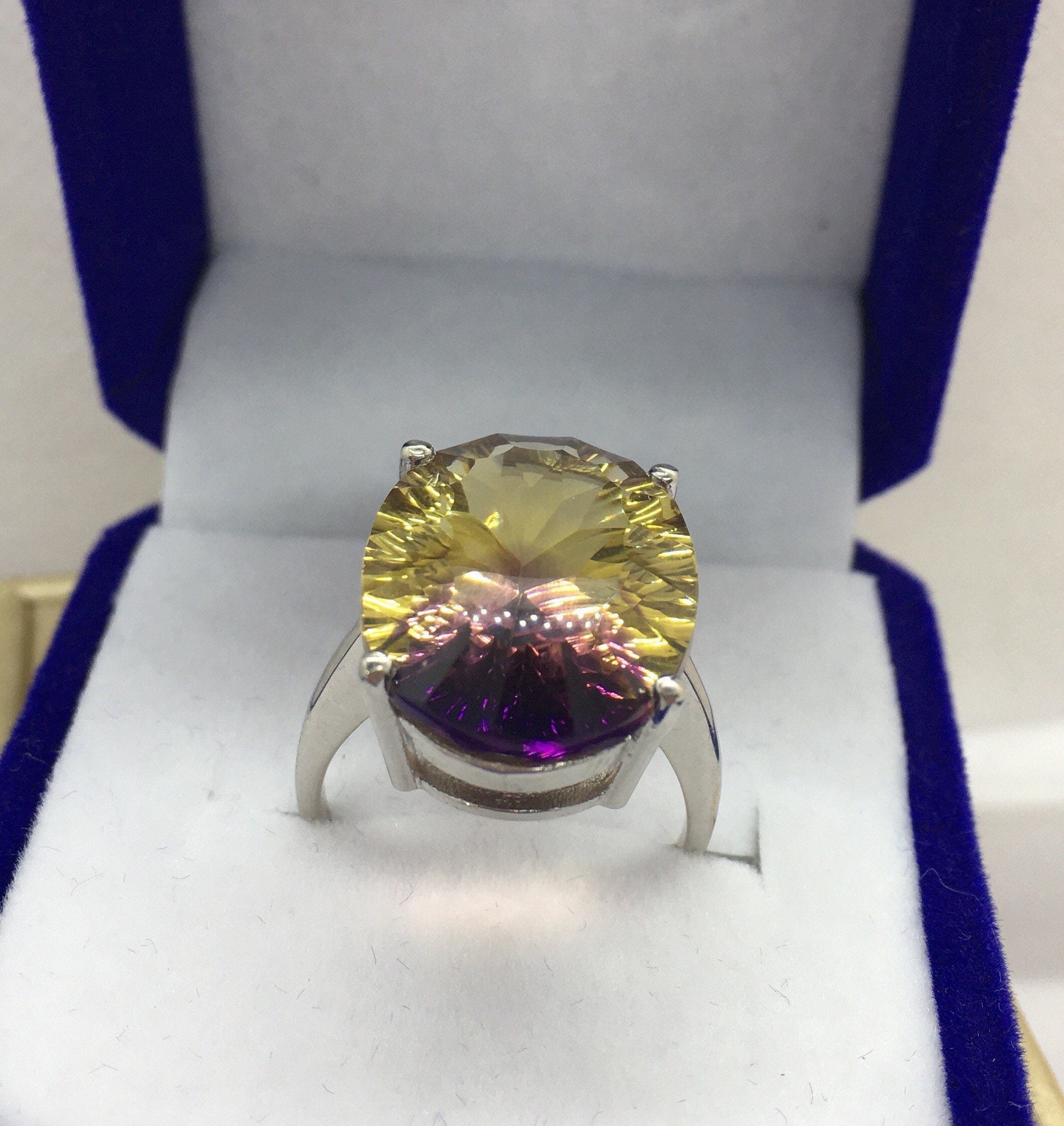 Natural ametrine shop ring