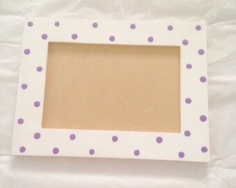 4 x 6 Polka Dot Picture Frame