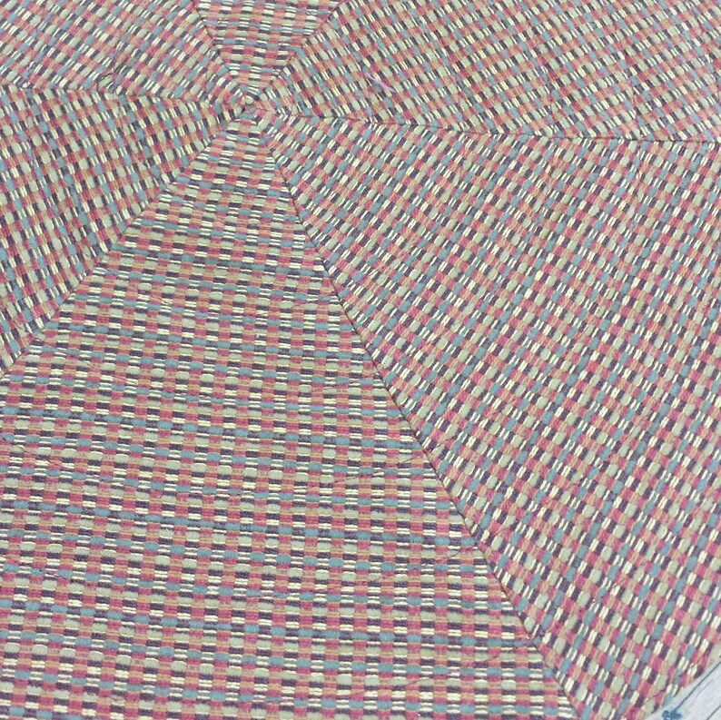 4 Round Quilted Floral Placemats Dark Red Burgundy Pink Etsy