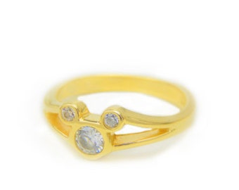 Disney Rings, Mickey Mouse Ring, mickey mouse jewelry, promise rings for couples, DIsney Couples rings, Platinum Mickey mouse ring,