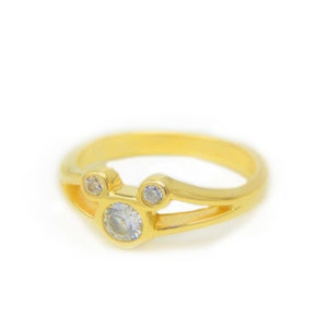 Anillos de Disney, Mickey Mouse Ring, joyas de ratón mickey, anillos de promesa para parejas, anillos de parejas DIsney, anillo de ratón Mickey Platino,