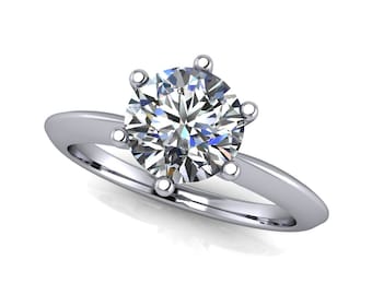 moissanite engagement ring, 1 carat moissanite ring, 1 carat solitaire ring, moissanite 1 carat ring, solitaire moissanite ring, solitaire