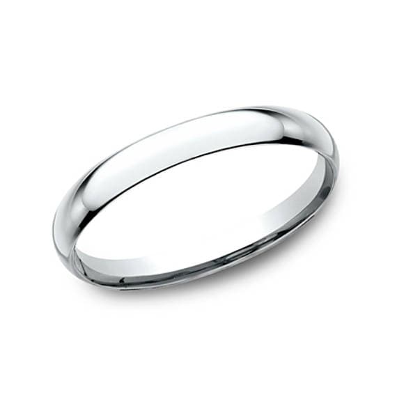 Queenwish 4mm White Tungsten Carbide Wedding Band - Comfort Fit Mirror Finish Ring Size 10