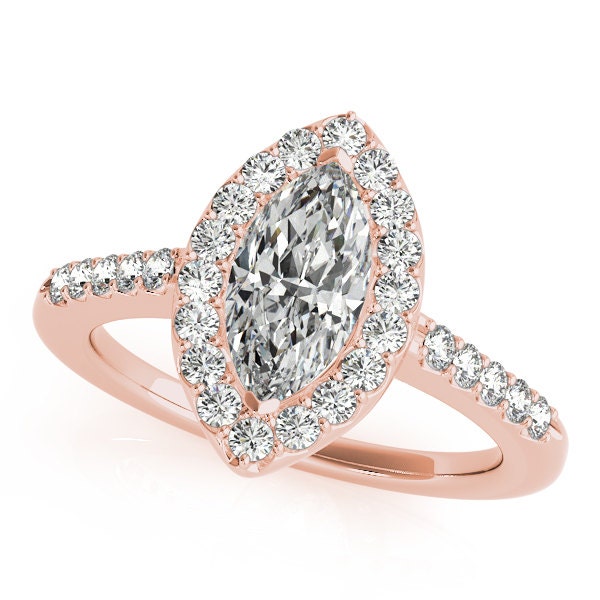 1ct Engagement Ring Diamond engagement ring marquise diamond | Etsy