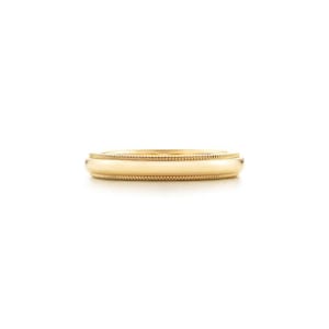 Ehering 14k Gold, 14k Milgrain Band, 14k Gold, 14k Gold, 14k Gelbgold Band, milgrain
