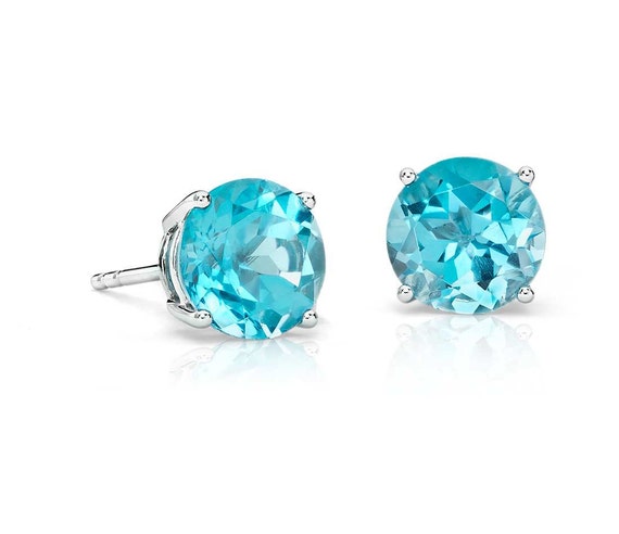blue topaz earrings