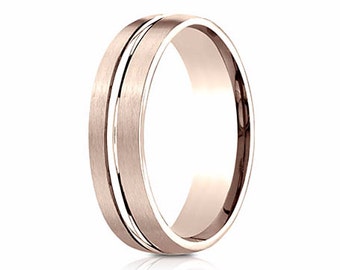 Rose Gold Band For Men, Mens Rose Gold Wedding Ring, wedding rings for men rose gold, Rose gold unique wedding band, rose gold guy rings