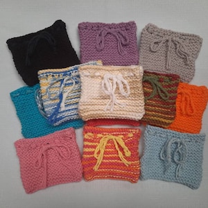 Horizontal Soap Saver ~~ Handmade Bag Pouch Knit Soap Cleaning Washing ~~