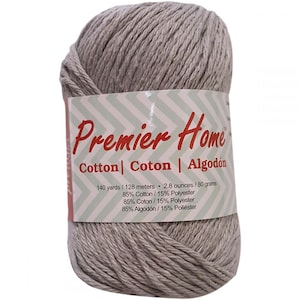 Premier Home Cotton Yarn PEWTER (131 Yards)