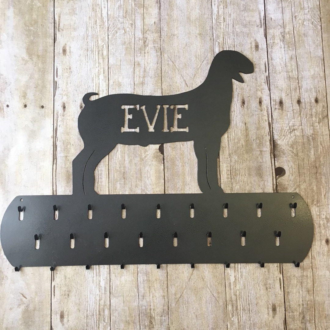 Goat Ribbons Christmas Deadline 12/12 Ribbon Holder for Livestock, Rodeo Ribbons ...