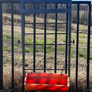 Christmas Deadline 12/12 Show Pig, hog, goat, lamb adjustable feeder rack for shows, stalls, and barns.