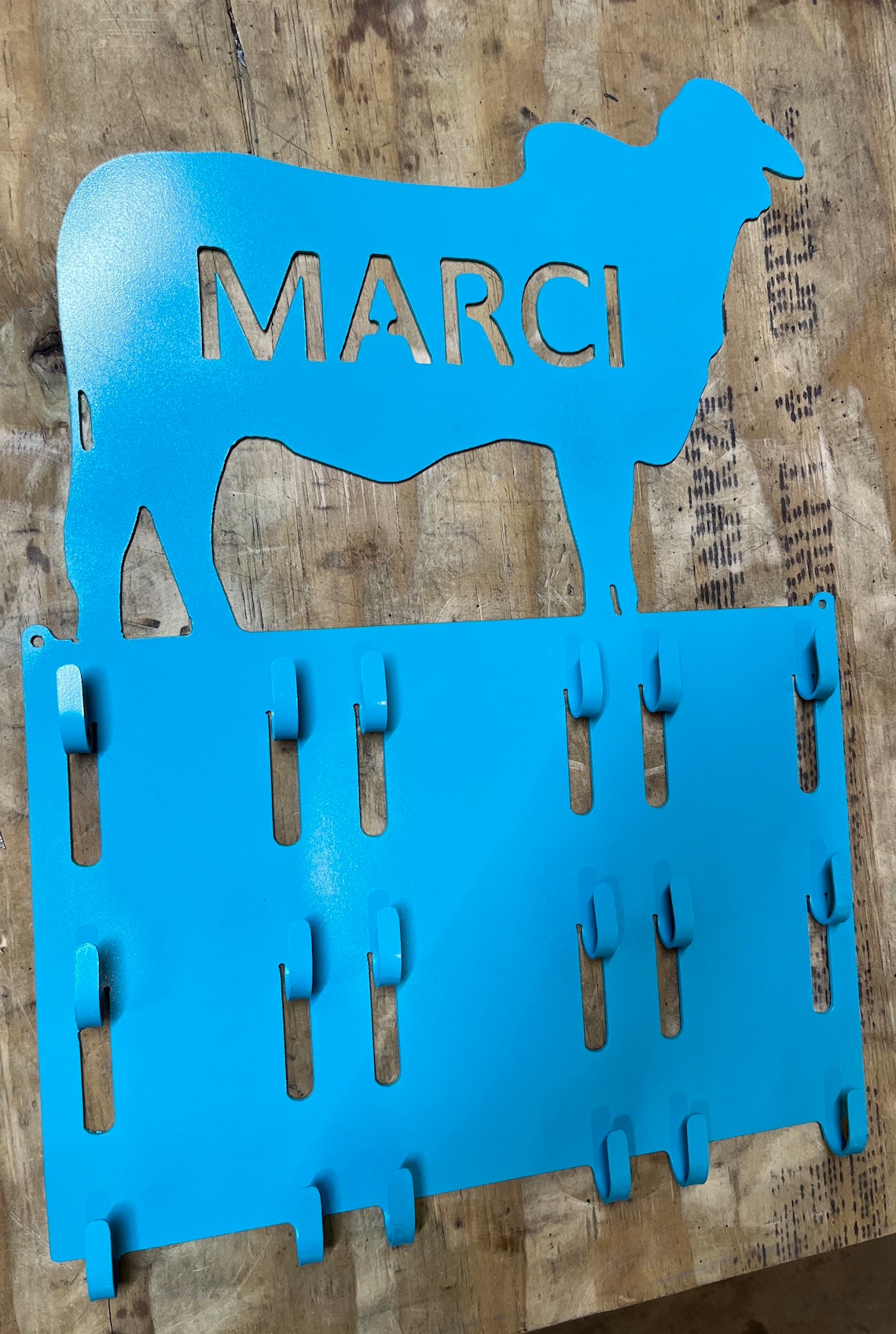 9 Belt Buckle Display Rack for Livestock and Rodeo Buckles Etsy