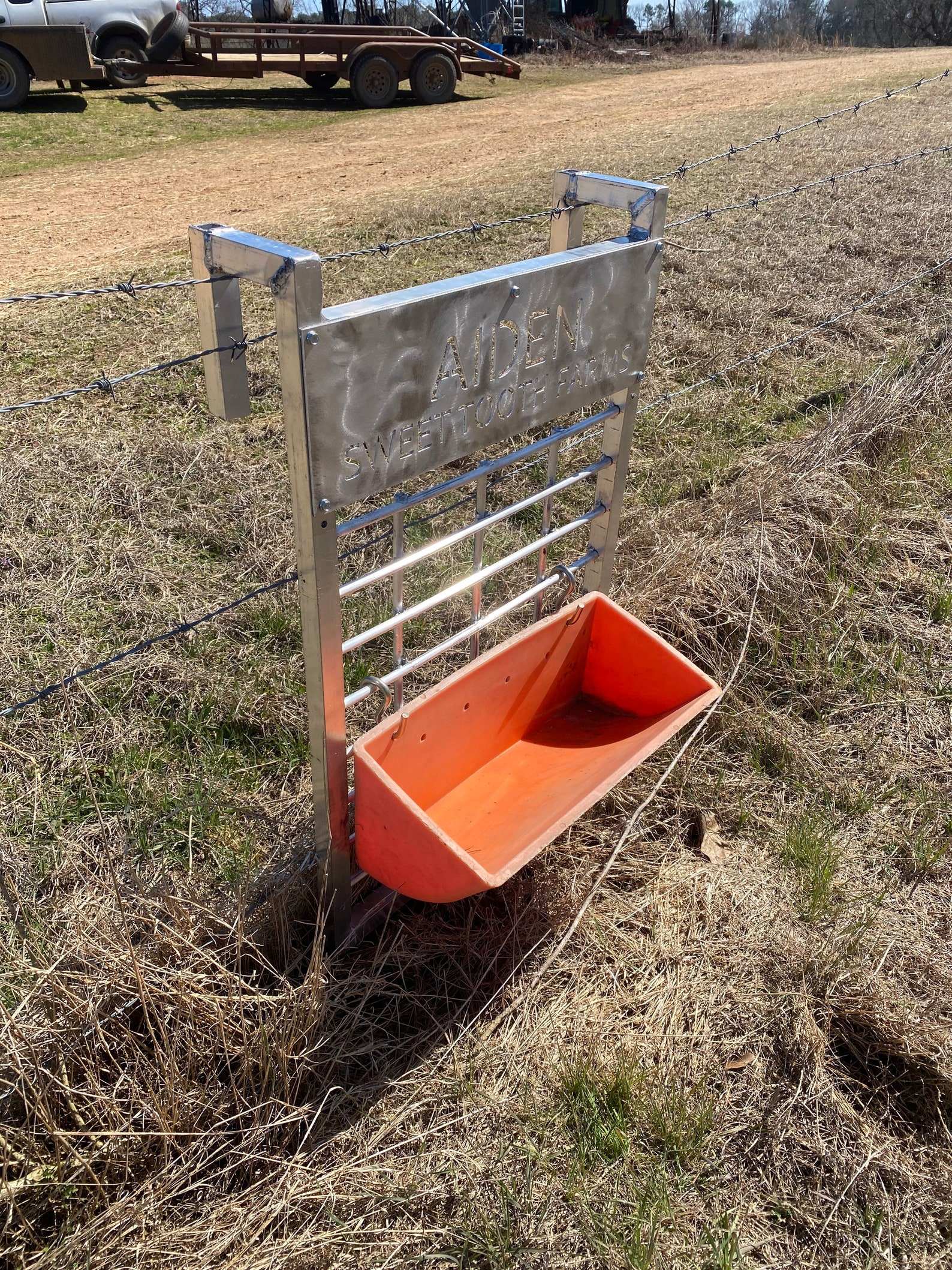 Show Pig Hog Goat Lamb Adjustable Feeder Rack for Shows Etsy