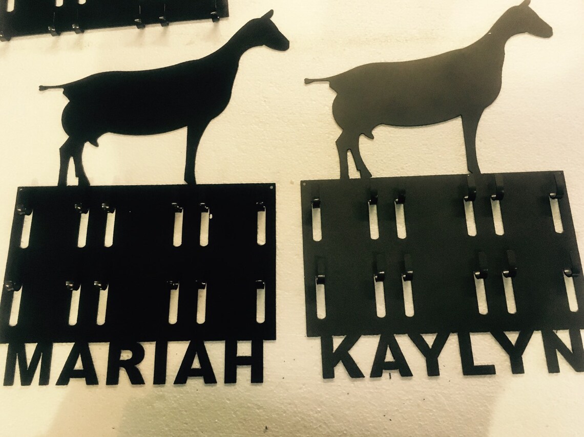 Personalized 6 Belt Buckle Display Rack Livestock and Rodeo Etsy