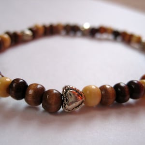 Wooden Bead Bracelet