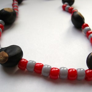Ohio State Buckeyes Necklace; Real Buckeyes