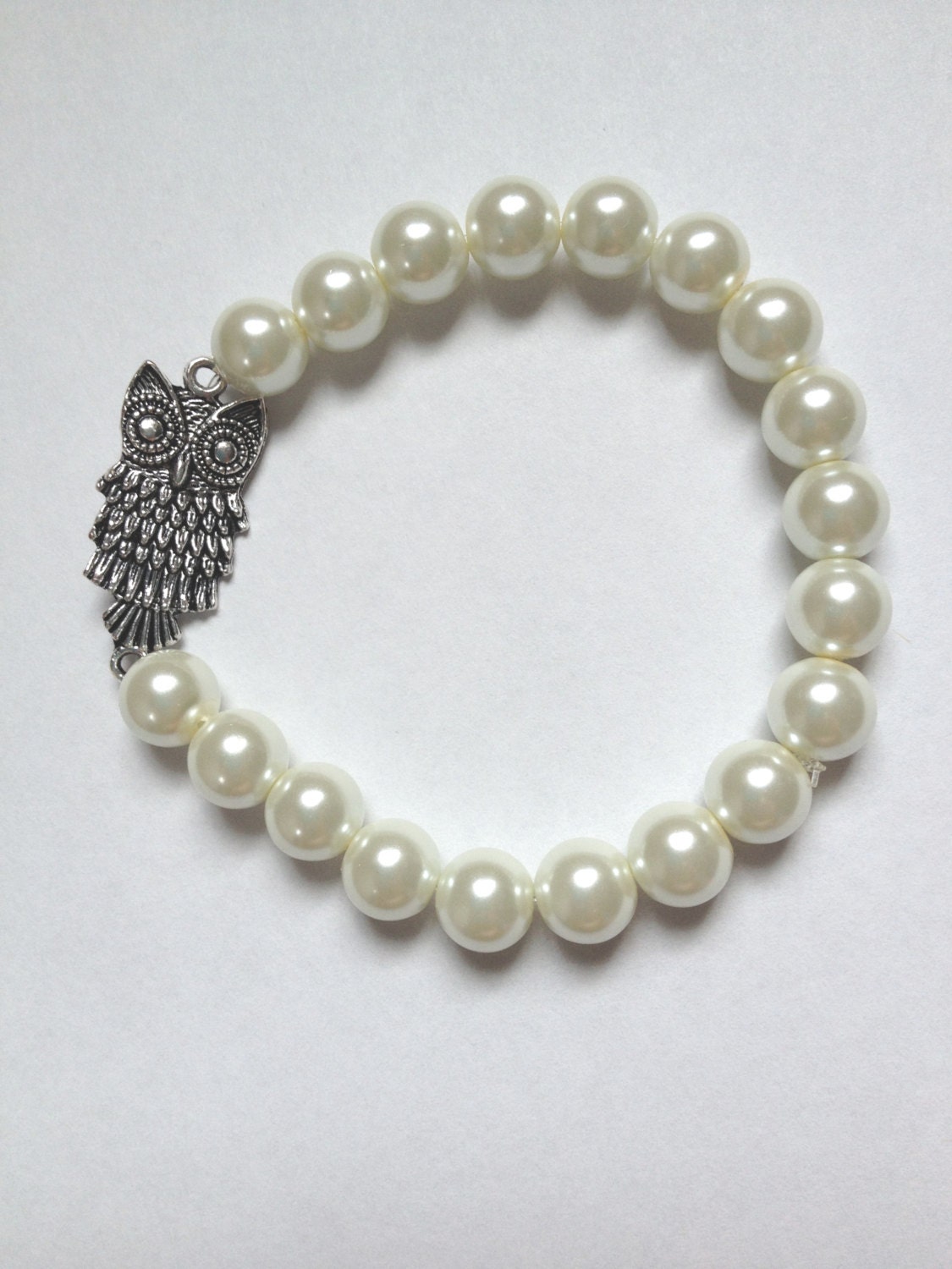 Pearl Owl Bracelet