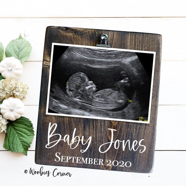 Pregnancy announcement, Sonogram frame, Pregnancy frame, Ultrasound frame, Baby announcement, We're expecting announcement, Pregnancy reveal