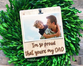 Fathers day gift from Son, Dad photo frame, Dad picture frame, Dad quotes, Gift for Dad, Picture frame for Dad, Fathers Day gift for Dad