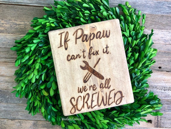 Download Fathers Day Gift Funny Wood Signs Gift For Dad Gift For Etsy