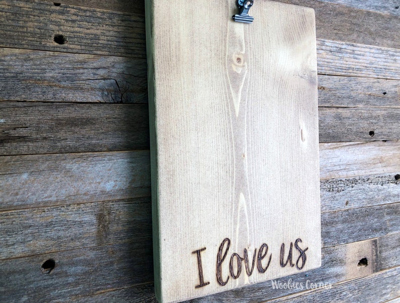 I love us engraved picture frame Couples photo frame Etsy