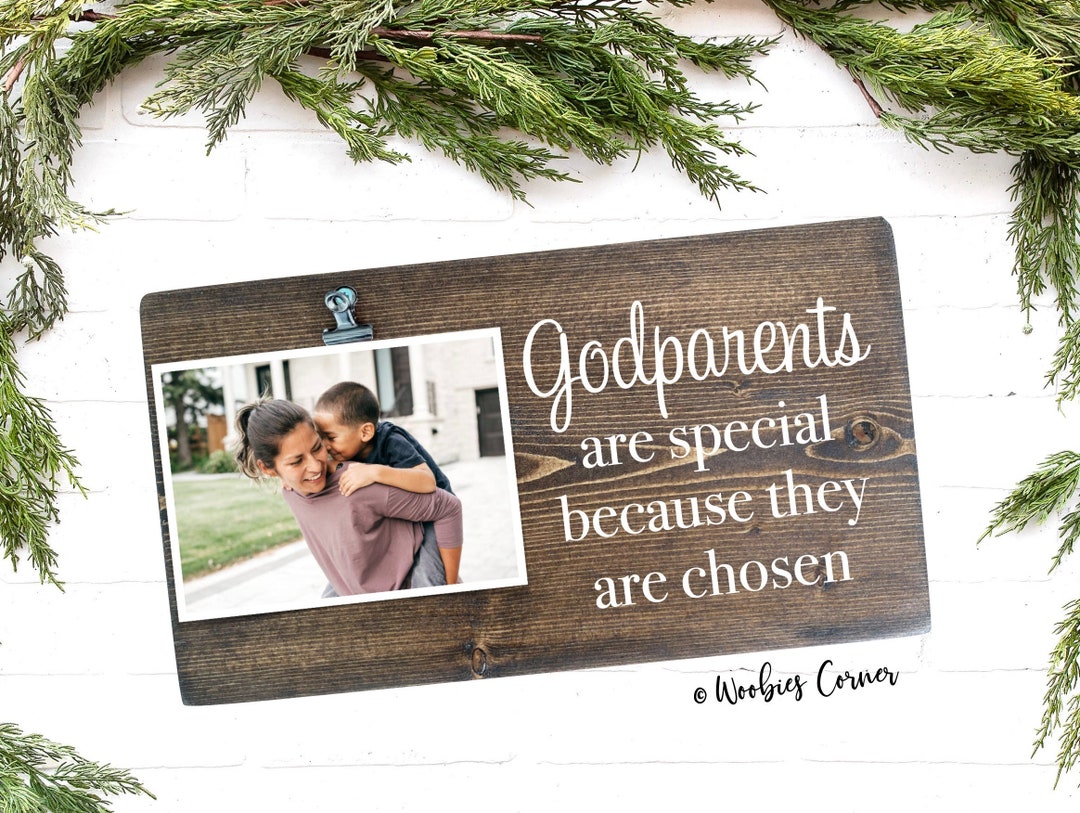 Godparents Picture Frame Godparent Proposal Gift Gift for Etsy