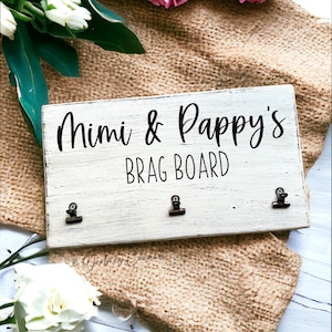 Mimi and Papa gift, Wood sign, Personalized Gift, Gifts for Grandma and Grandpa, Personalized Grandparents Frame, Grandparents Day Gift