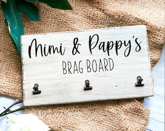 Mimi and Papa gift, Wood sign, Personalized Gift, Gifts for Grandma and Grandpa, Personalized Grandparents Frame, Grandparents Day Gift