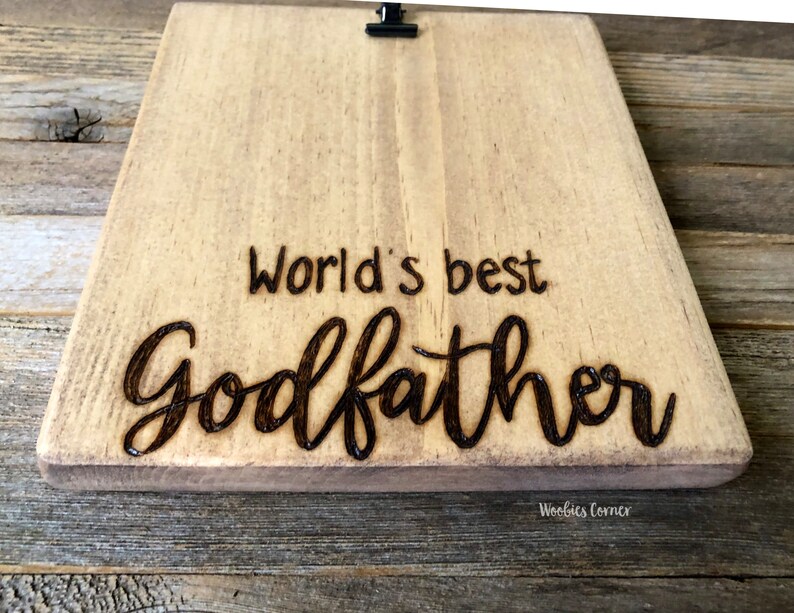Godfather Picture Frame Godfather Gifts Gift for Godfather Etsy