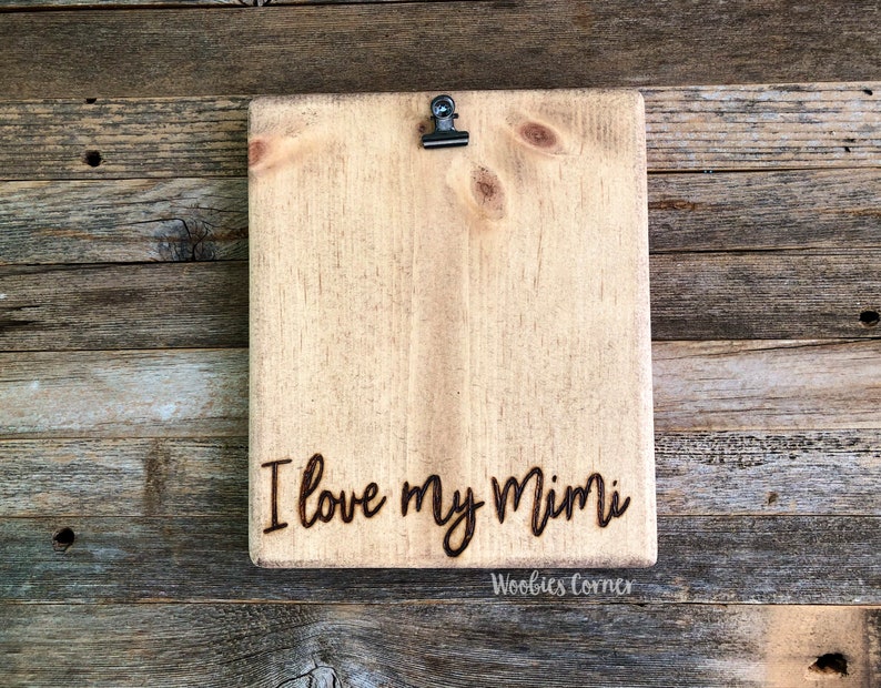 Mimi picture frame Mimi birthday gift Mothers day gift I love my Mimi photo frame Mimi gifts Gift for Mimi Personalized Grandma gift
