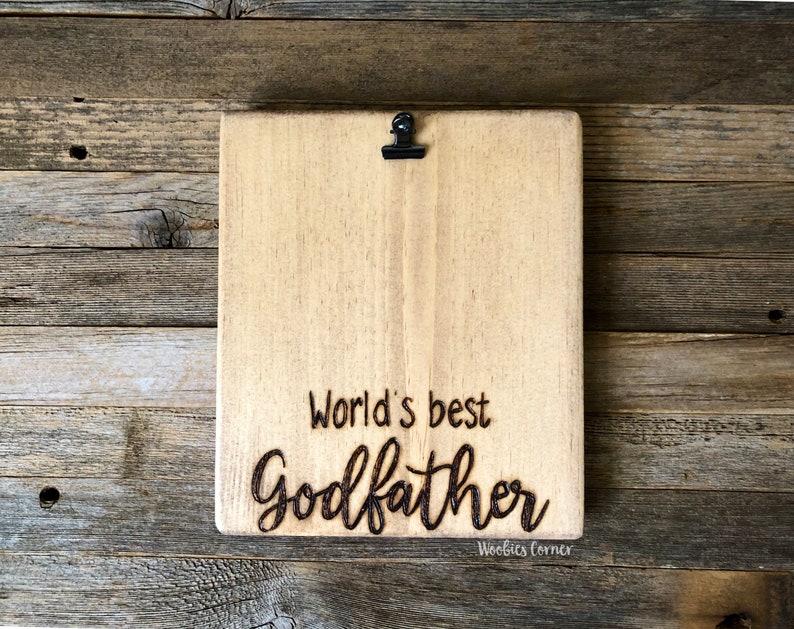 Godfather Picture Frame Godfather Gifts Gift for Godfather Etsy
