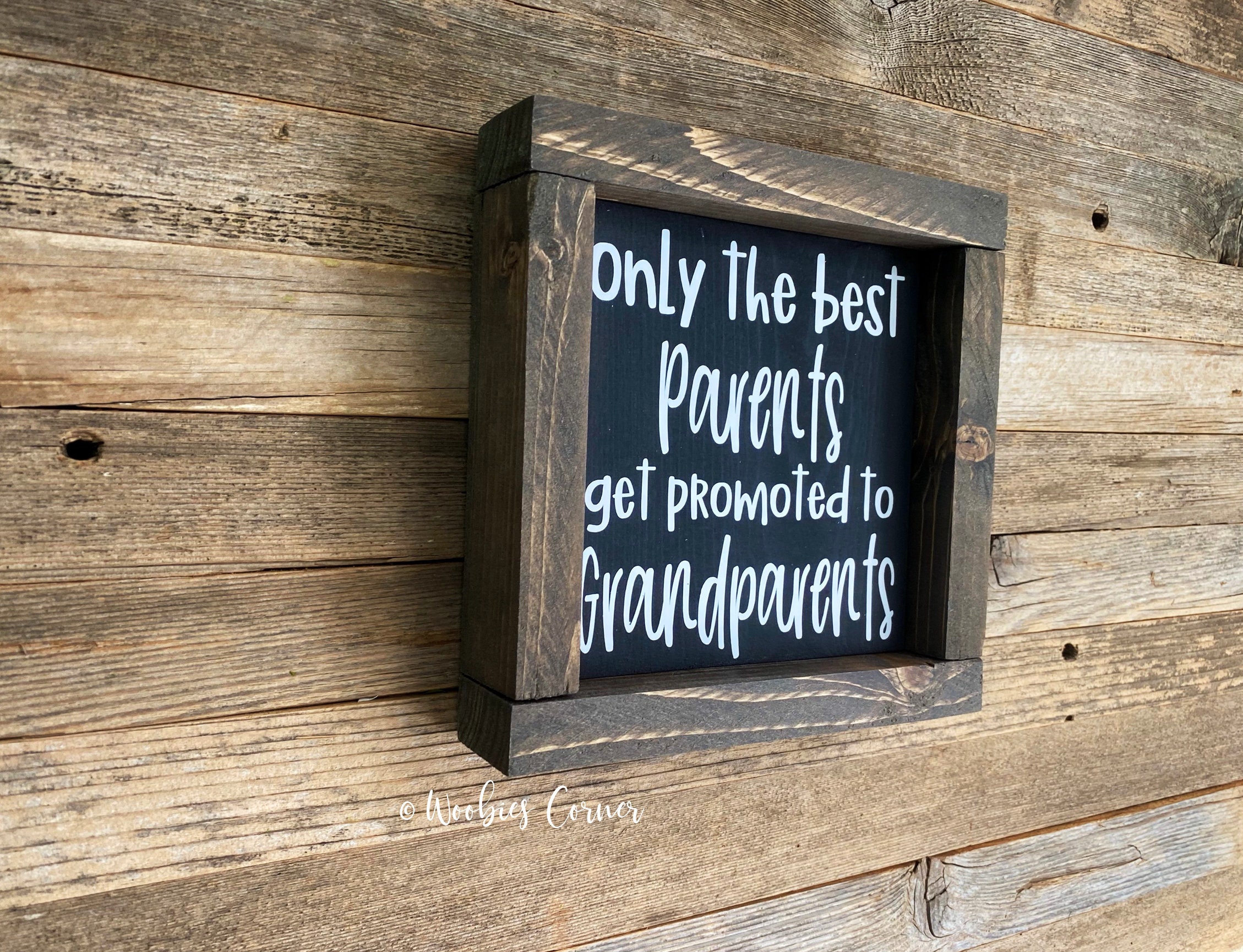 Pregnancy Announcement Gift For Grandparents Baby | Etsy