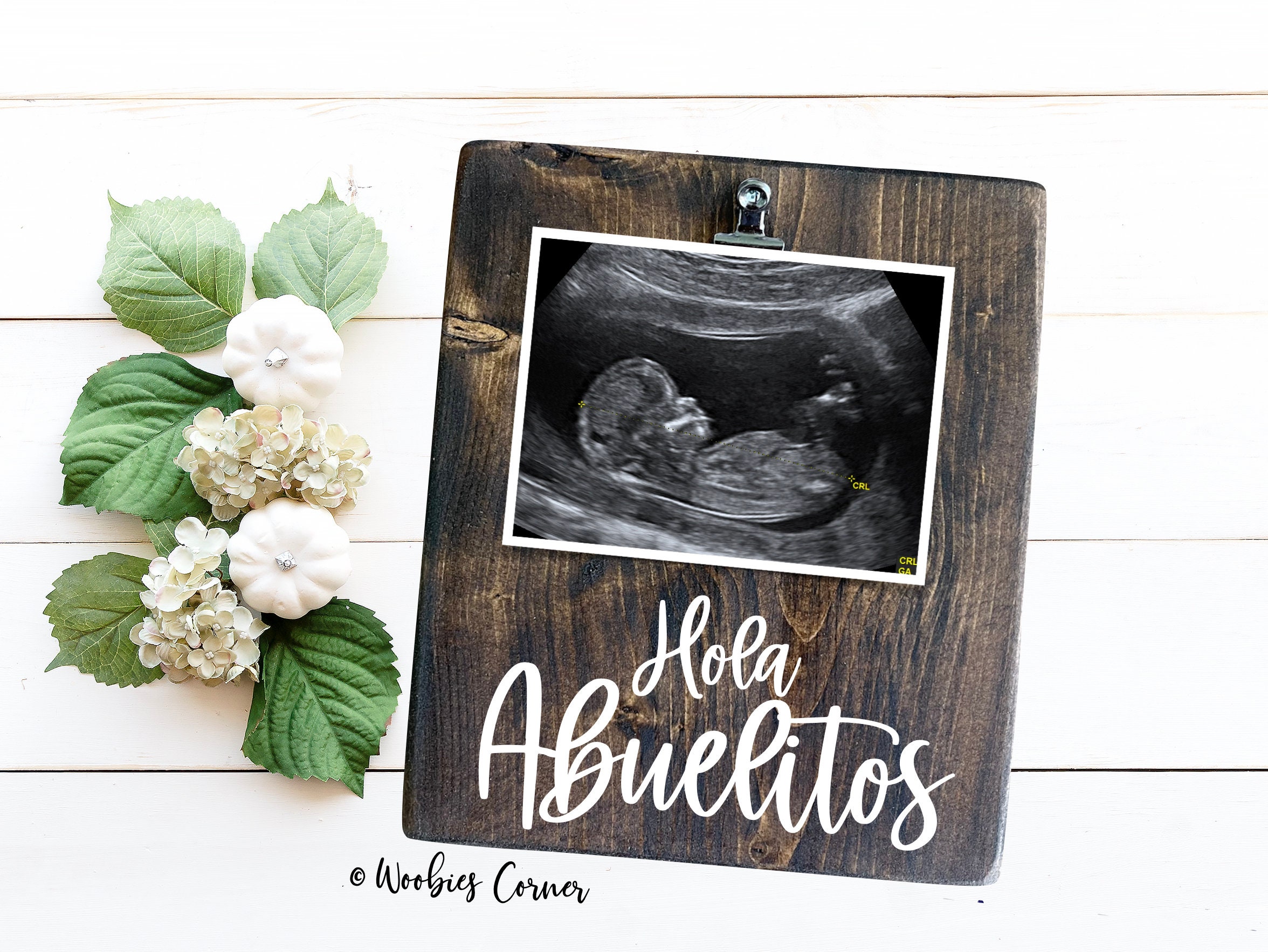 Baby Announcement Card Spanish Etsy