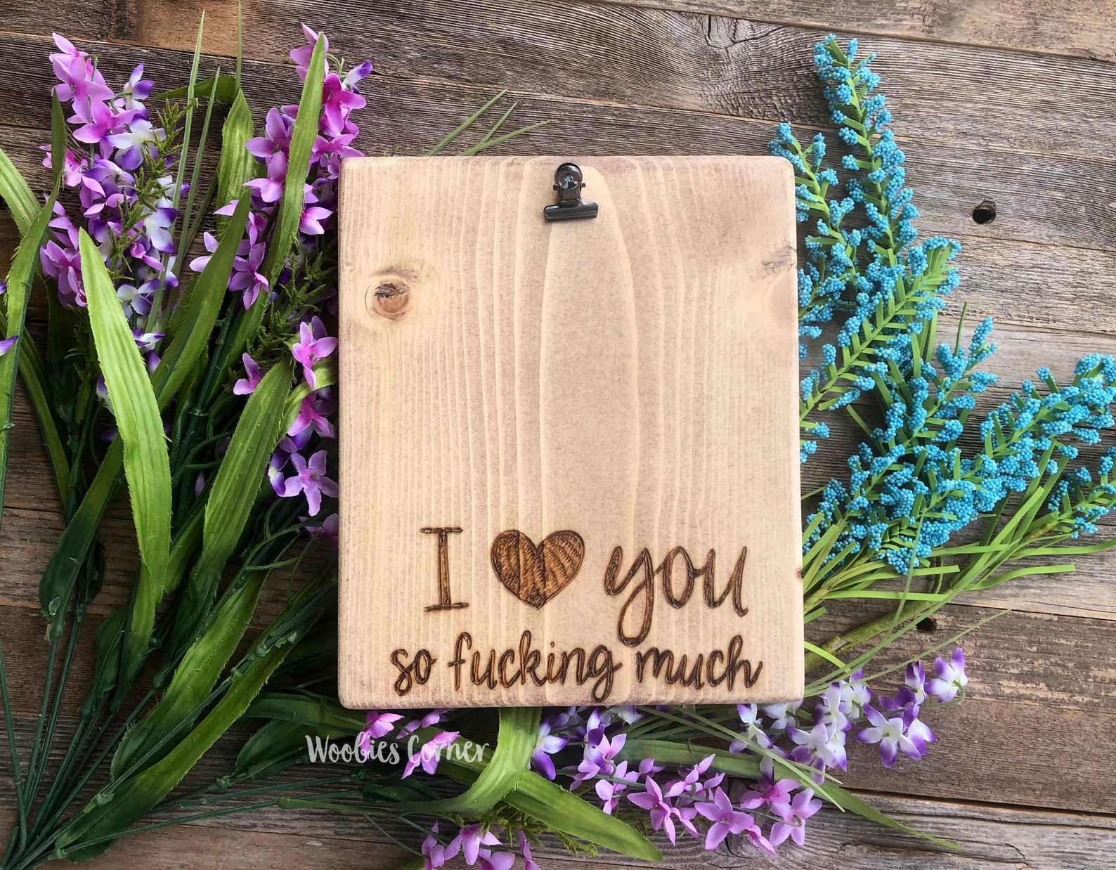 Funny valentines day gift for him I love you so fucking much Etsy