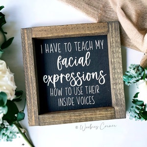 Snarky Wood Sign | Funny Coworker Best Friend Gift | Home Office Decor | Sassy Gifts for Her | Chunky Farmhouse Framed Signs for Tiered Tray