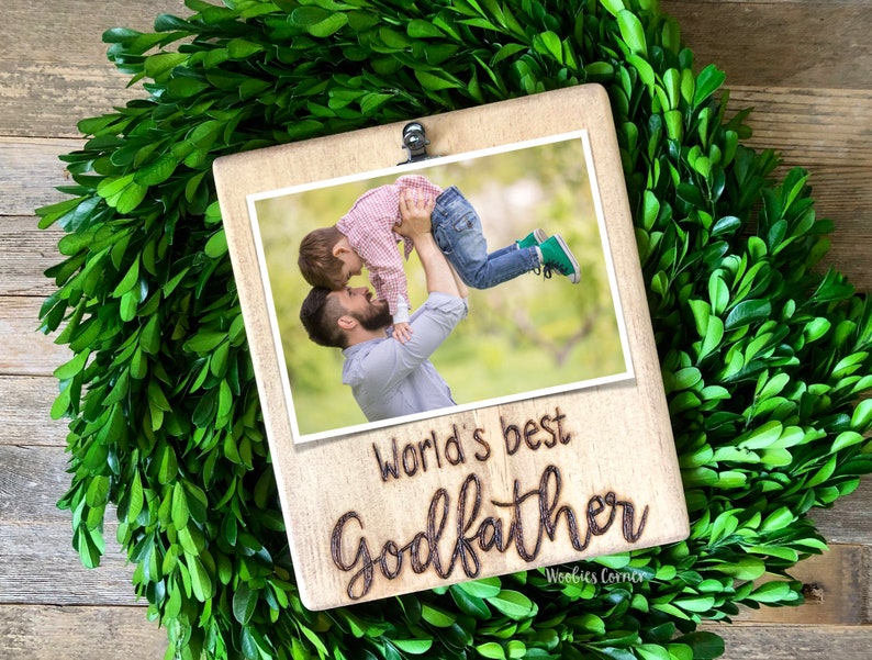 Godfather Picture Frame Godfather Gifts Gift for Godfather Etsy