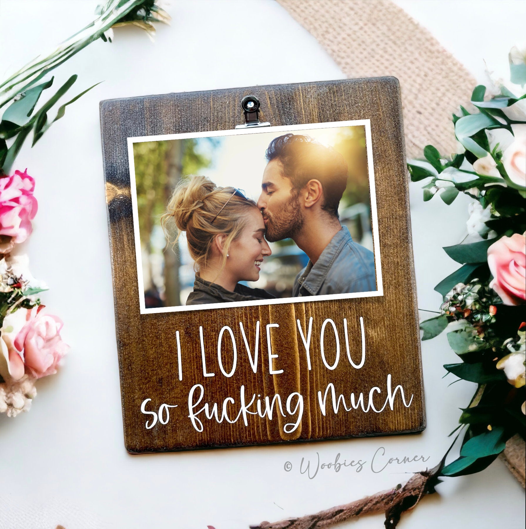 Picture Frame Gift for Boyfriend Girlfriend Photo Gifts pic