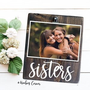 Sorority sisters frame, Sister gift, Rustic sister frame, Sister frame personalized, Gift for sister, Sister picture frame, Soul sister gift